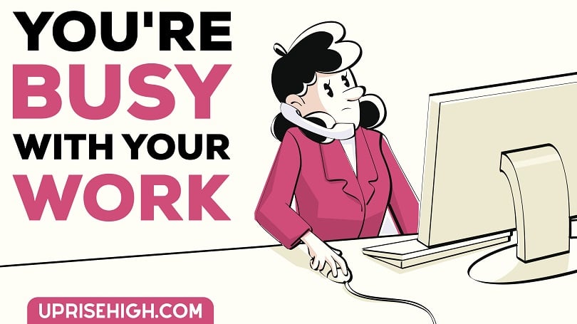 A girl who's busy with her work on a computer.
