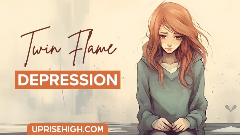 A girl suffering from twin flame depression.