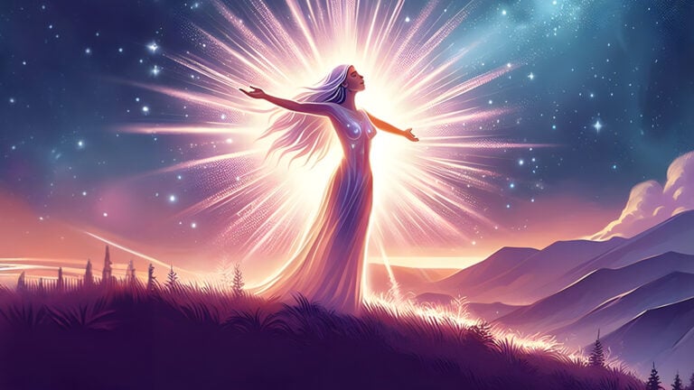 A woman with a high feminine energy