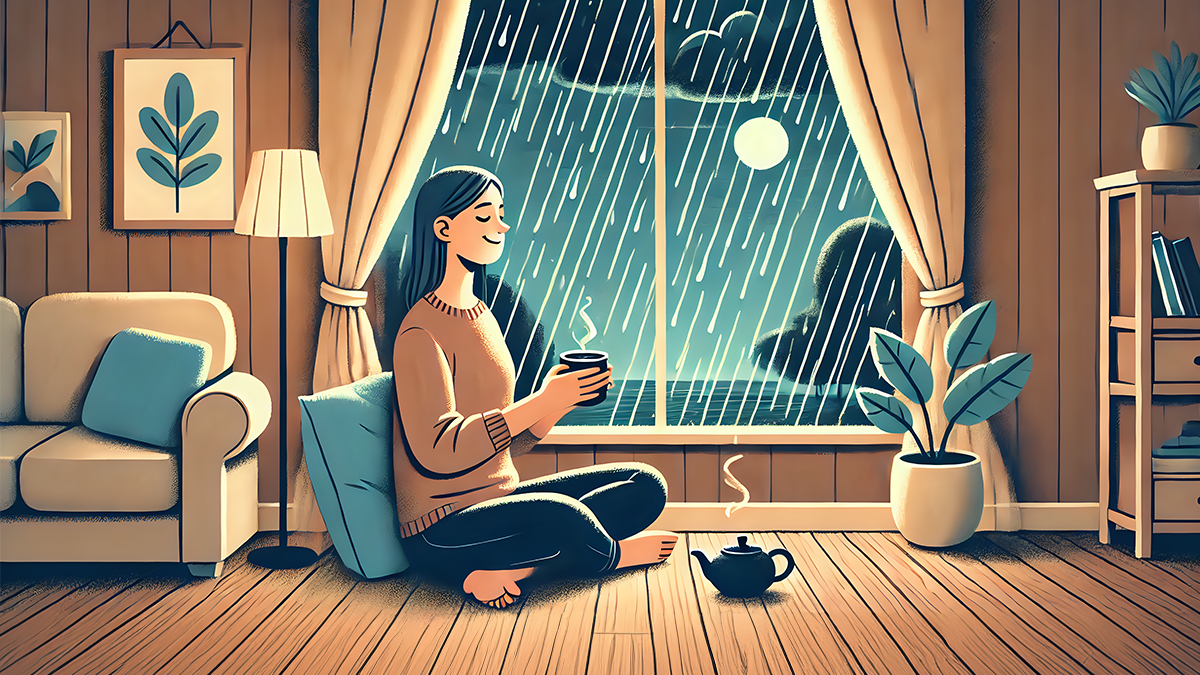 Peaceful woman
