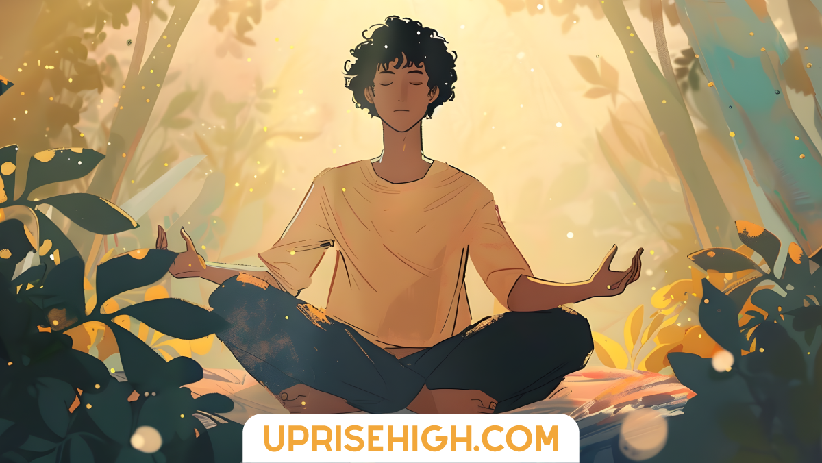Man doing yoga