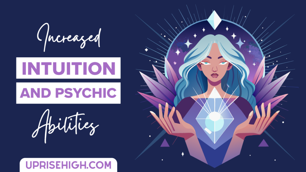 Woman with increased psychic abilities.