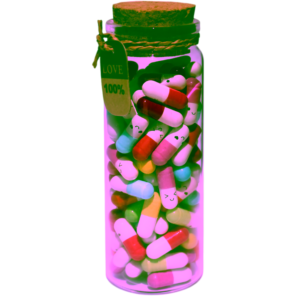 14 Valentine's Gifts That'll Make Him Fall in Love Again 14 Capsules in a Glass Bottle