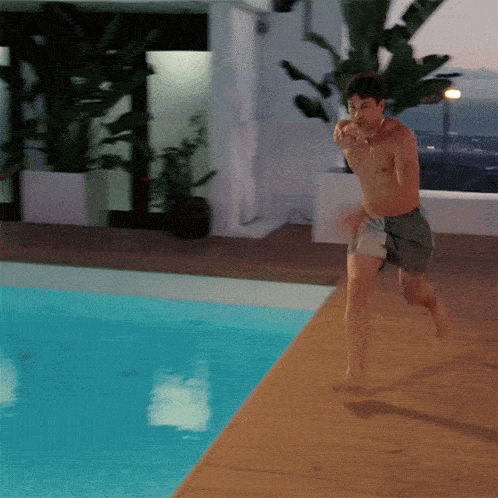 31 Addictive Summer Bucket List Ideas (You've Been Warned) 1 Jumping in pool intro gif